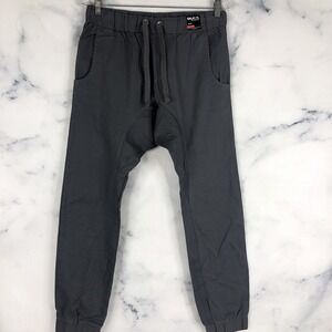 GALAXY BY HARVIC Grey SLIM JOGGER Small Pants MENS NEW